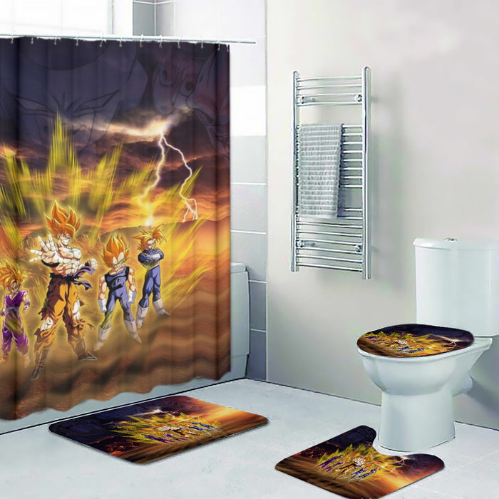 Piccolo Goku And Vegeta Dragon Ball Z Four-piece Bathroom