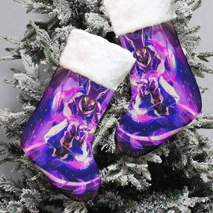 DBZ Mighty Destruction God Beerus Egyptian Cat Sport Design Christmas Socks