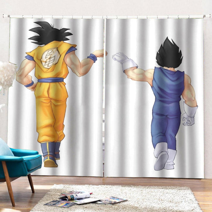 Dragon Ball Z Goku x Vegeta Curtains with Hooks