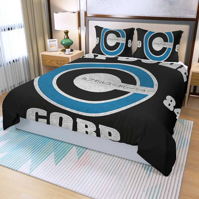 Capsule Corp Baseball Three Piece Duvet Cover Set