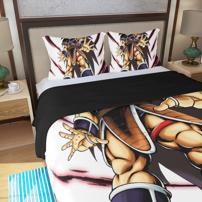 Dragon Ball Z The Well-Known Goku's Brother Raditz Three Piece Duvet Cover Set