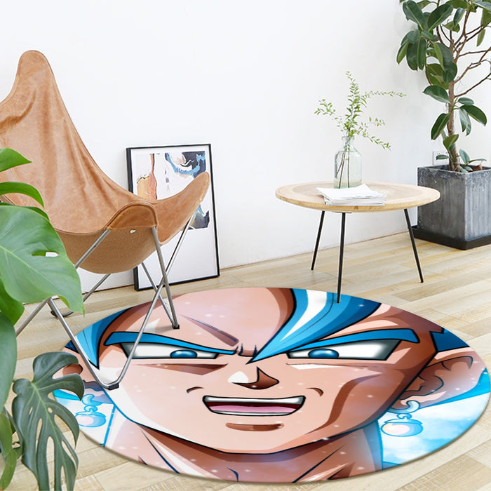 Dragon Ball Vegito Portrait Full Print Cool Design round mat
