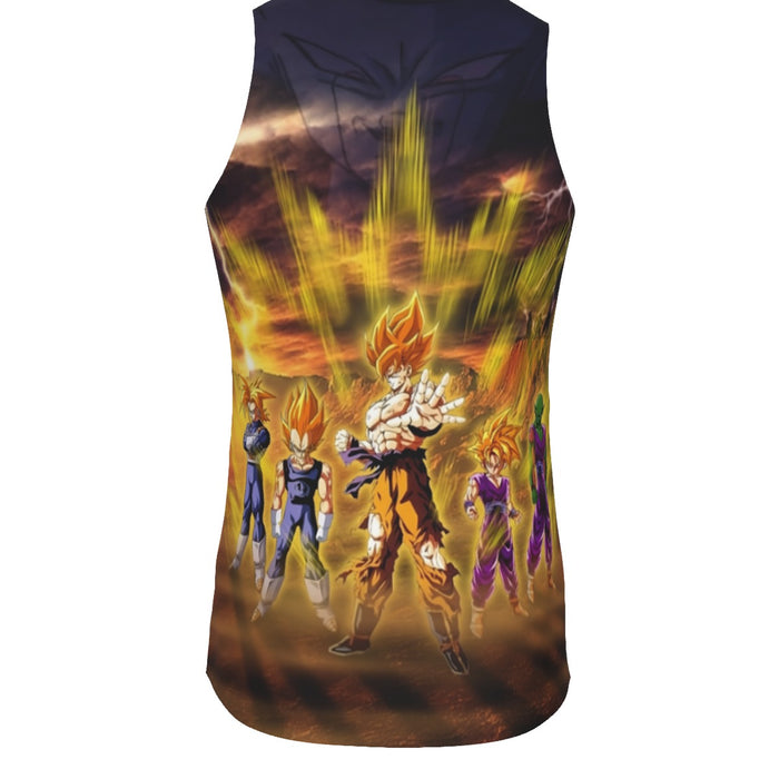 Piccolo Goku And Vegeta Dragon Ball Z Tank Top