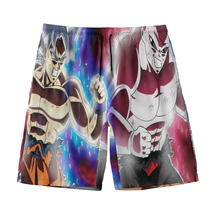 Dragon Ball Super Goku vs Jiren Fierce Battle Full Print Beach Pants