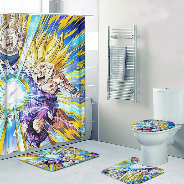 Dragon Ball Teen Gohan Dokkan Battle Super Saiyan 3 Cool Four-piece Bathroom