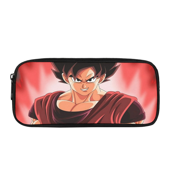Dragon Ball Super Saiyan Goku Kaioken Epic Red Casual Pencil Bag