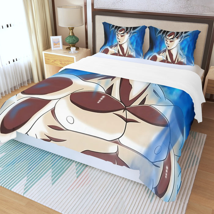 Dragon Ball Super Son Goku Ultra Instinct Cool Casual Three Piece Duvet Cover Set