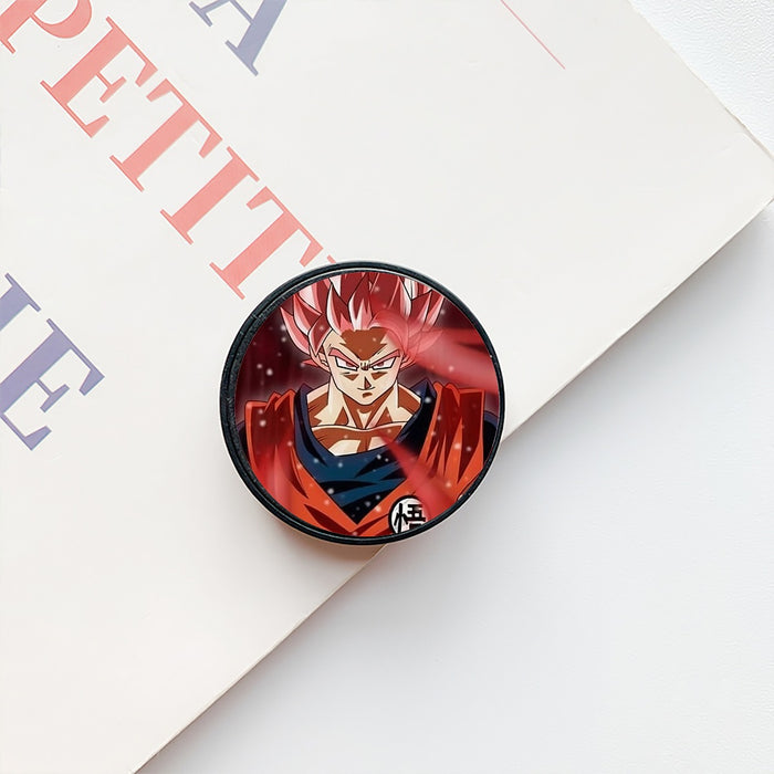 Dragon Ball Son Goku Super Saiyan Rose Portrait Cool Airbag mobile phone holder