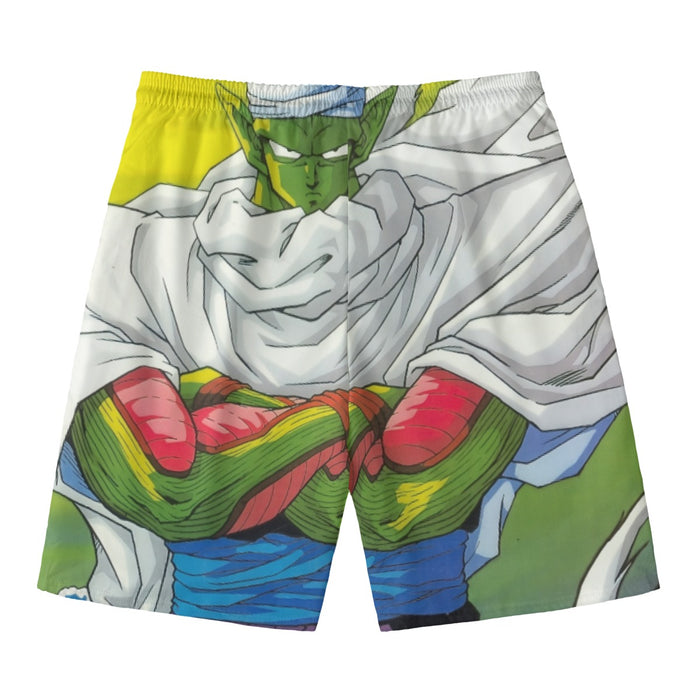 Dragon Ball Angry Piccolo Standing And Ready for Fighting Beach Pants