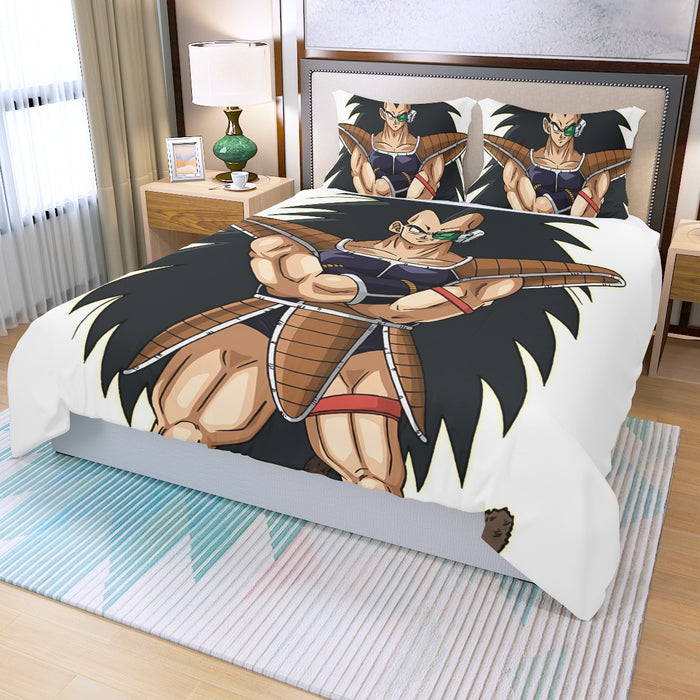 Dragon Ball Z Cool Saiyan Raditz Pride and Proud Three Piece Duvet Cover Set