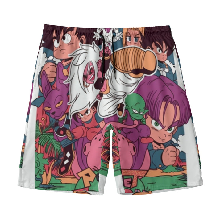 Kid Versions Of Dragon Ball Z Characters Beach Pants