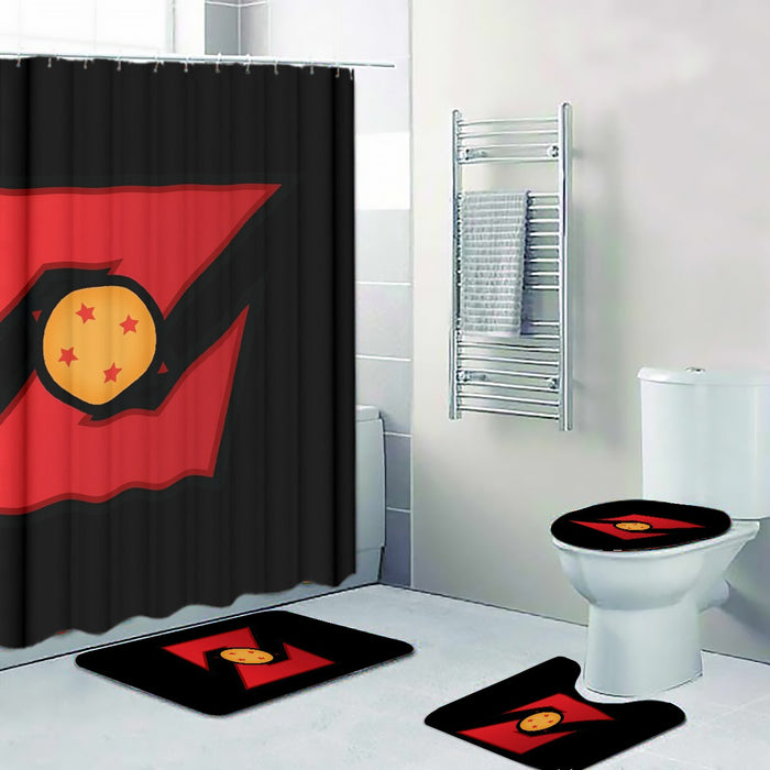 Dragon Ball Z Logo Four Star Dragon Ball Cool Design Four-piece Bathroom