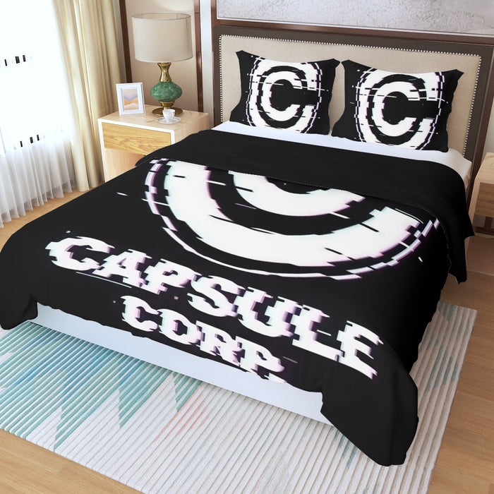 Capsule Corporation Three Piece Duvet Cover Set