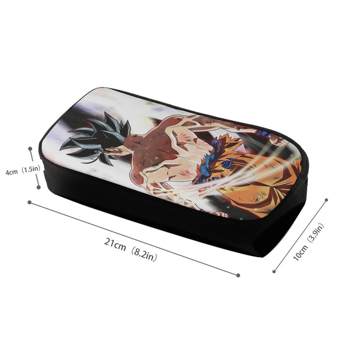 Dragon Ball Goku Damaged Battle Muscular Powerful Aura Pencil Bag
