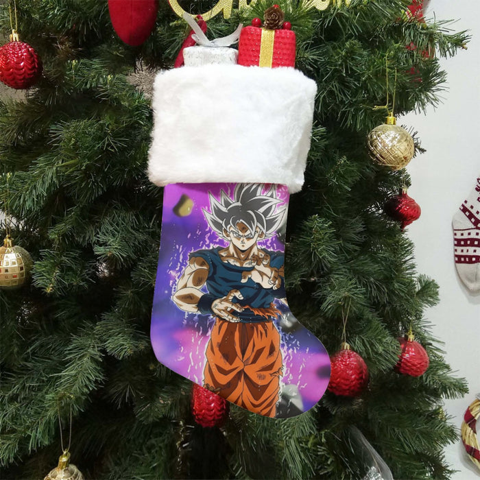 Dragon Ball Z Goku Ultra Instinct Form White Hair Christmas Socks