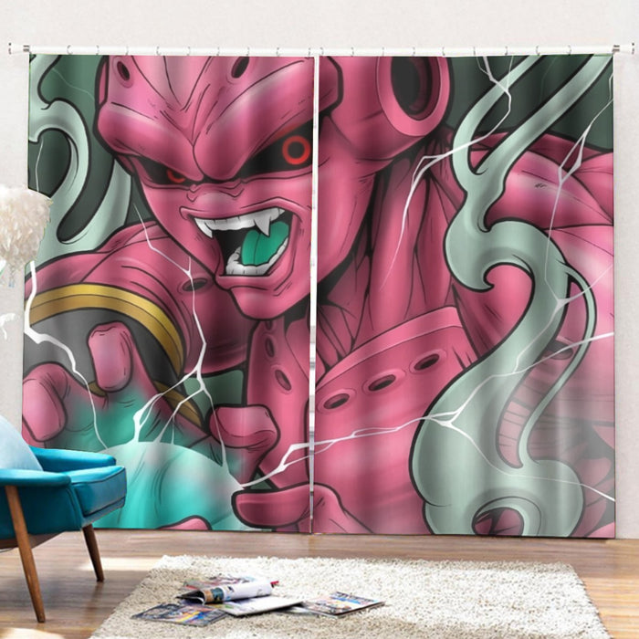 Awesome Majin Buu Attack Curtains with Hooks