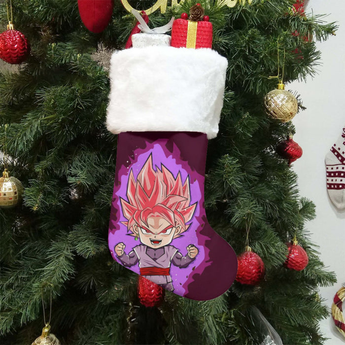 DBZ Goku Black Zamasu Rose Super Saiyan Cute Chibi Design Christmas Socks