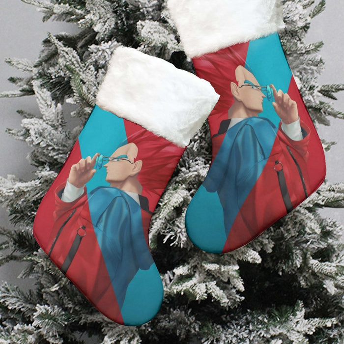 Cool Vegeta Businessman Design Dragon Ball Z Christmas Socks