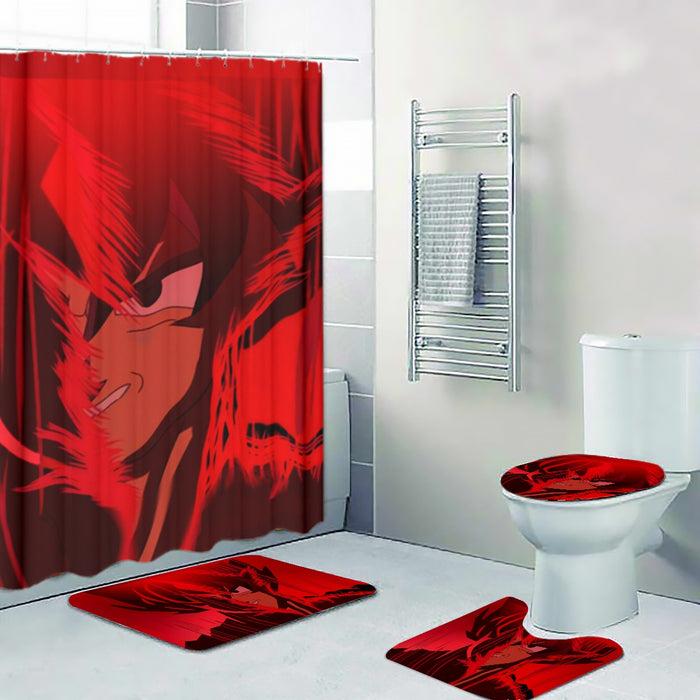 Dragon Ball Son Goku Portrait Japanese Anime Full Print Four-piece Bathroom