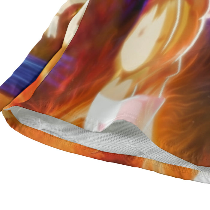 Dragon Ball Z Vegito Super Saiyan Angry Bruised Dope Beach Pants