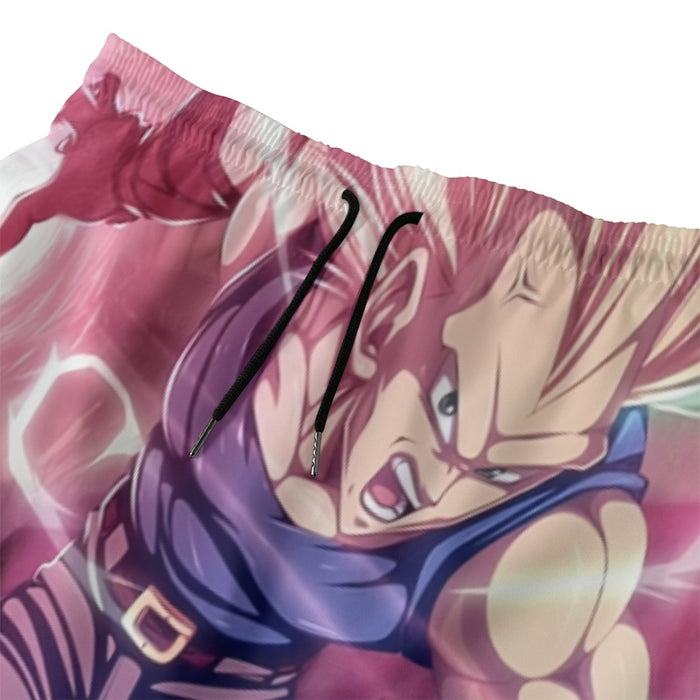 Dragon Ball Trunks SSJ3 Fan Artwork Full Print Style Beach Pants