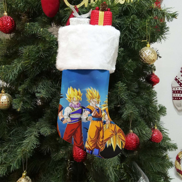 Dragon Ball Z Cool Goku Super Saiyan Transformation Christmas Socks