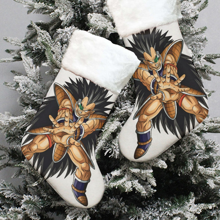 Dragon Ball Z Awesome Saiyan Raditz Fighter Stance Christmas Socks