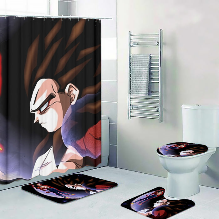 Dragon Ball Super Vegeta 4 Cool Crescent Moon Universe Four-piece Bathroom