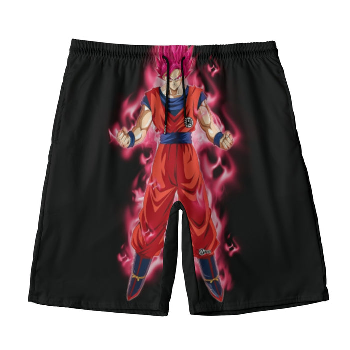 Dragon Ball Super Son Goku Red Kaioken Ultra Instinct Beach Pants