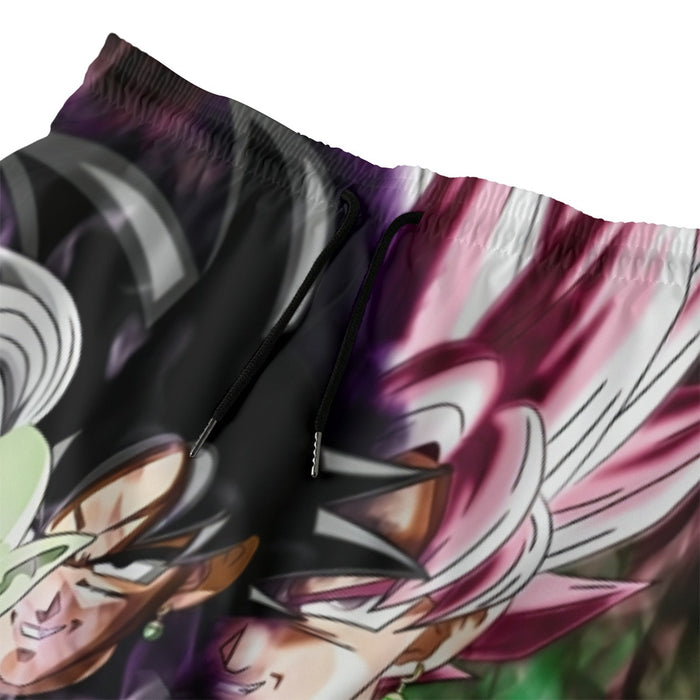 Dragon Ball Super Zamasu Goku Black Goku Rose Cool Beach Pants