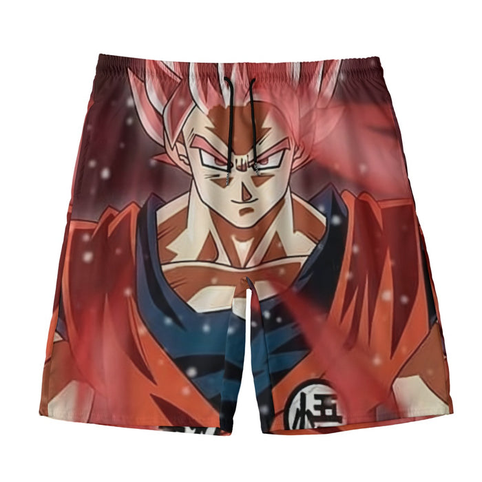 Dragon Ball Son Goku Super Saiyan Rose Portrait Cool Beach Pants