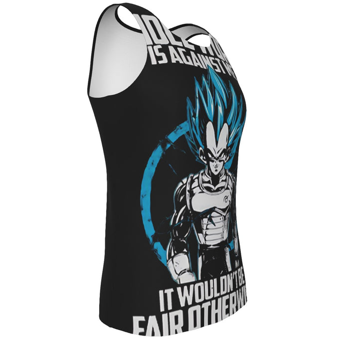 Dragon Ball Super SSGSS Vegeta Whis Symbol Tank Top