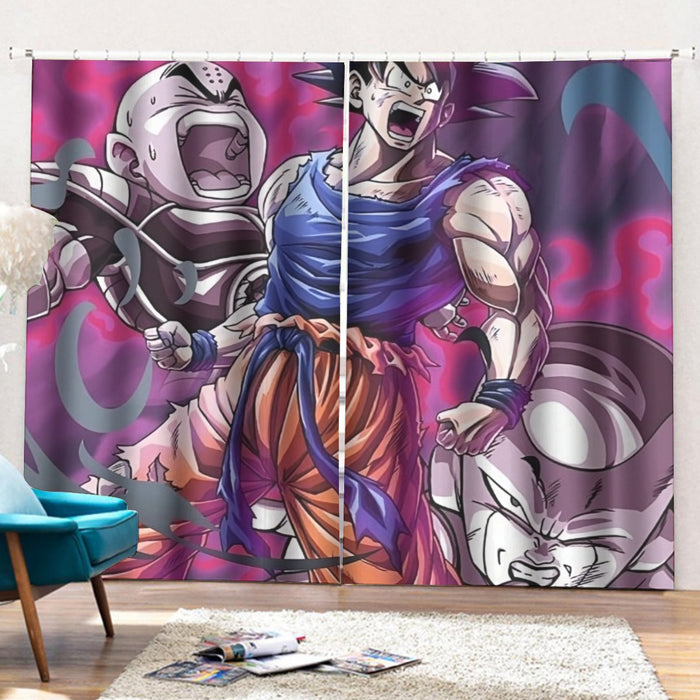 Dragon Ball Z Krillin Curtains with Hooks