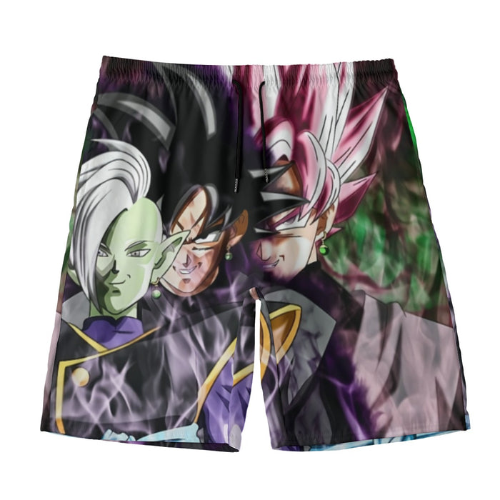 Dragon Ball Super Zamasu Goku Black Goku Rose Cool Beach Pants