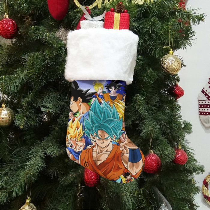 DBZ Goku Saiyan God Blue SSGSS Whis Symbol Cool Design Christmas Socks