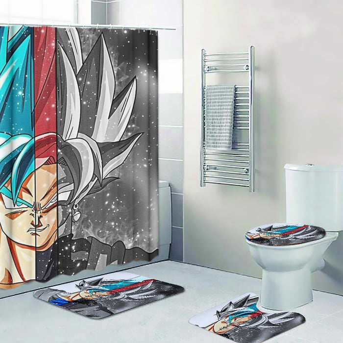 Dragon Ball Super All Super Saiyan Goku Forms Four-piece Bathroom