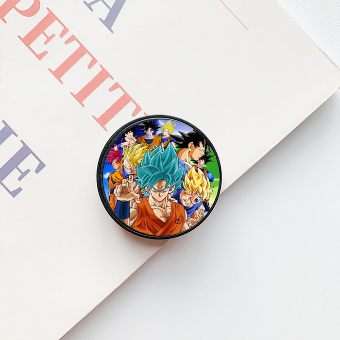 DBZ Goku Saiyan God Blue SSGSS Whis Symbol Cool Design Airbag mobile phone holder