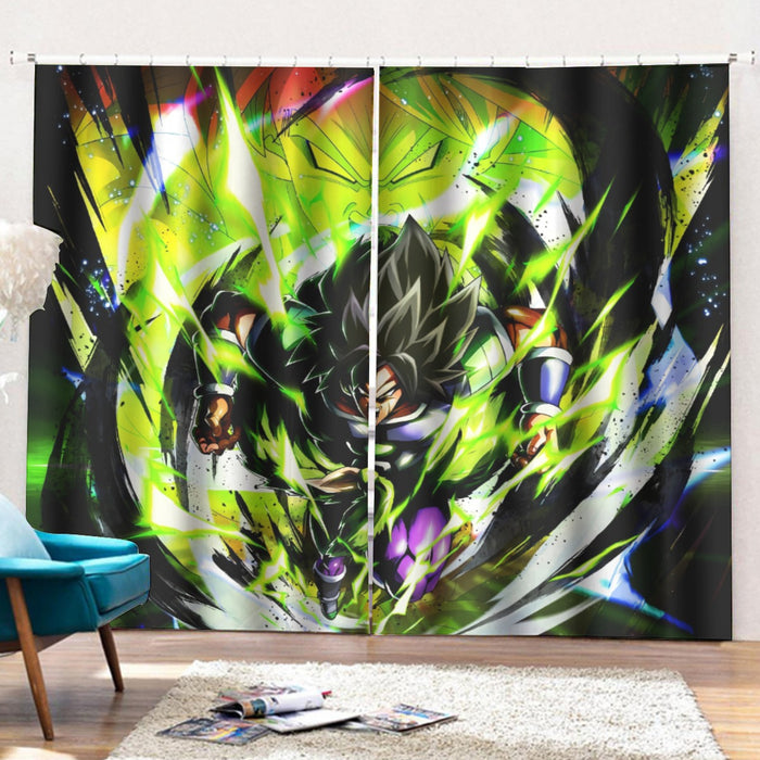 Dragon Ball Super Broly Curtains with Hooks