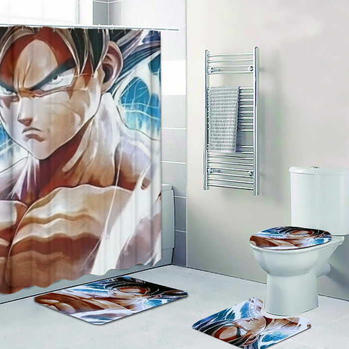 Dragon Ball Super Ultra Instinct Goku Manga Four-piece Bathroom