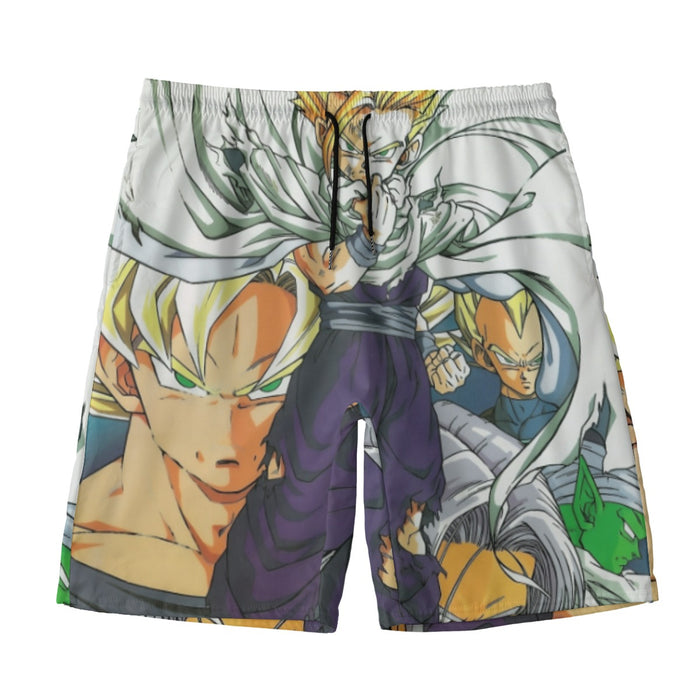 Dragon Ball Teen Gohan Super Saiyan Goku Vegeta Trunks Super Style Beach Pants