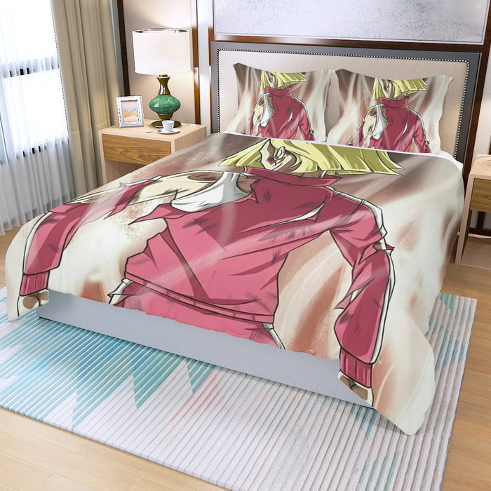 Dragon Ball Android 18 Ultra Instinct Epic Streetwear Three Piece Duvet Cover Set