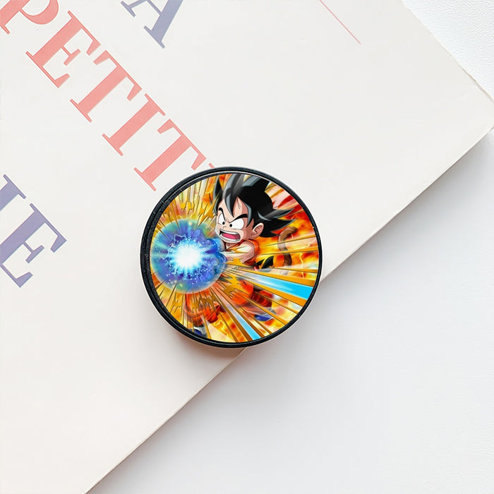 Dragon Ball Energy Kid Goku Blue Kamehameha Airbag mobile phone holder