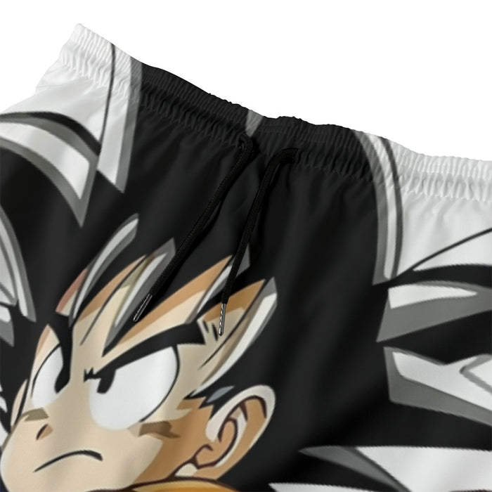 Cute Kid Goku Yellow Clothing Dragon Ball Z Beach Pants