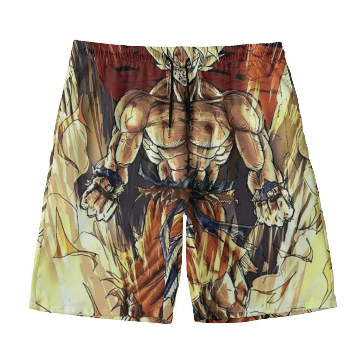 Powerful Goku Super Saiyan 2 Transformation SSJ2 Beach Pants — DBZ Store