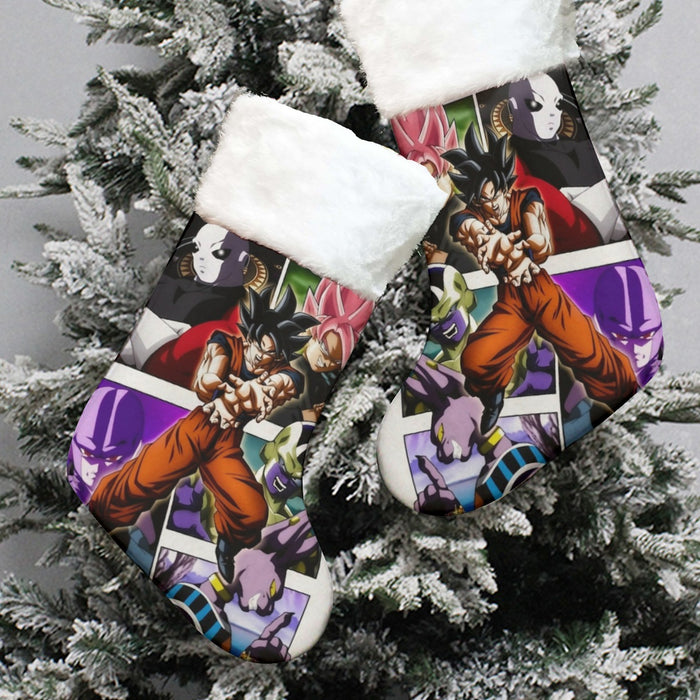 Goku Black Kamehameha Dragon Ball Z Christmas Socks