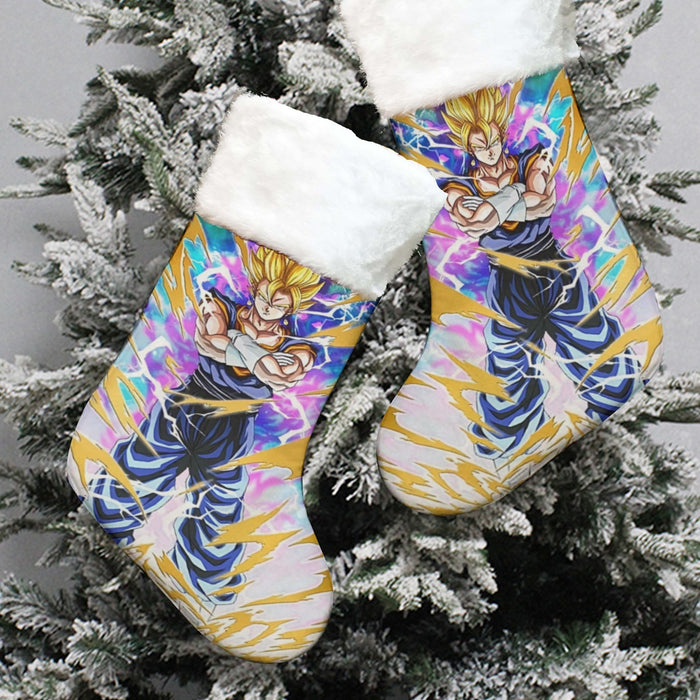 Dragon Ball Vegito Super Power Aura Thunder Earing Super Saiyan Christmas Socks