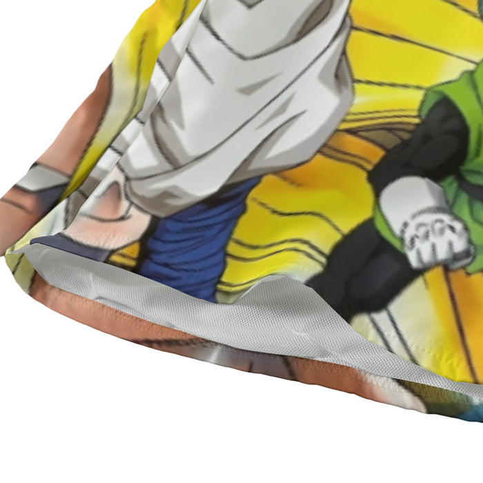 Dragon Ball Super Gogeta Super Saiyan Fusion Streetwear Design Beach Pants