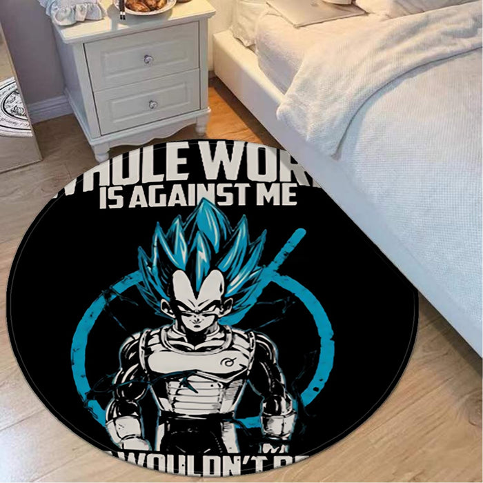 Dragon Ball Super SSGSS Vegeta Whis Symbol round mat