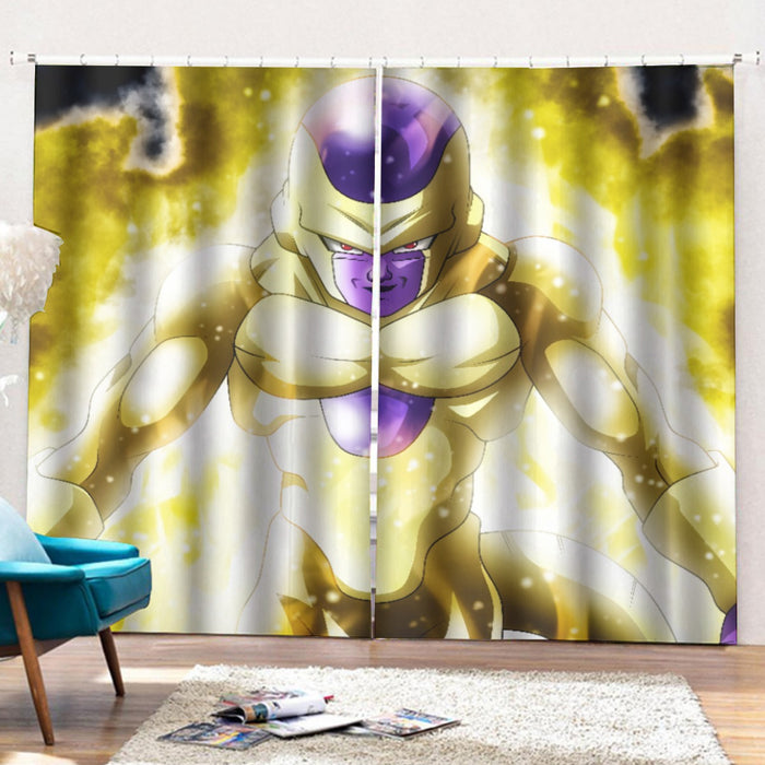 Dragon Ball Super Frieza True Golden Cool Streetwear Curtains with Hooks