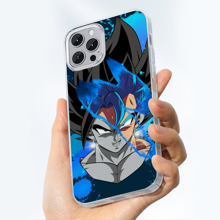 Dragon Ball Z SSJ Goku Painted iPhone 13 Case